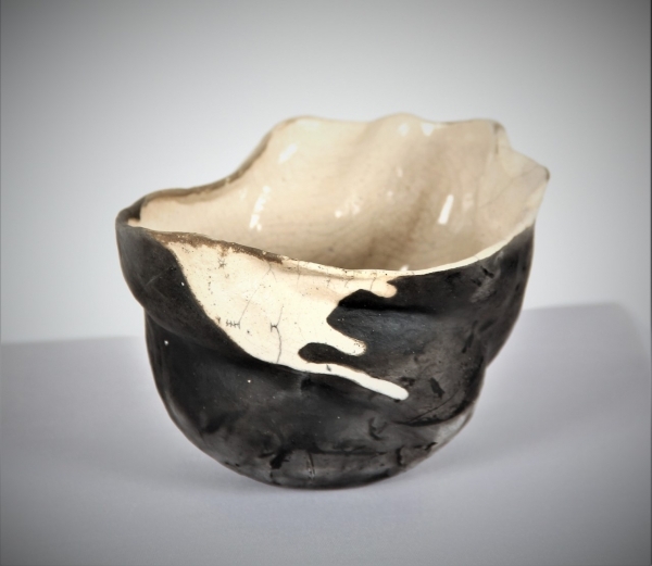 Raku Vesselette by Alice Hampton