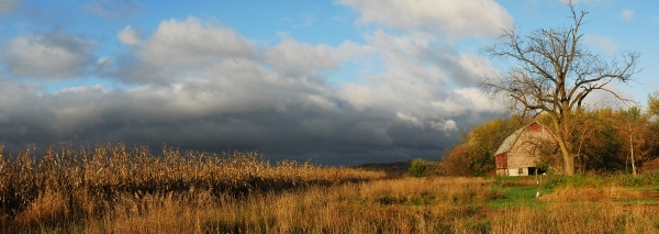 Ominous Fall Landscape by Richard Wunsch