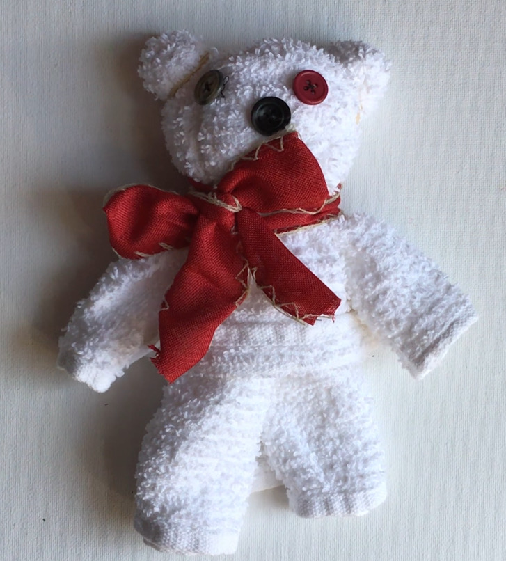 Teddy Bear Towel Folding