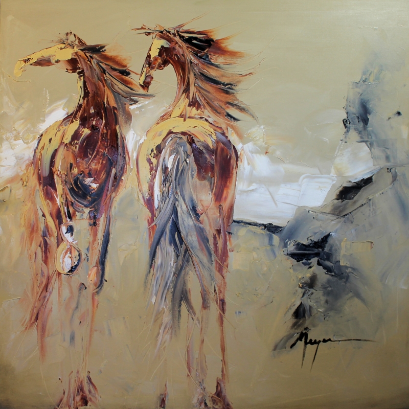 36 - Terry Meyer | Wind in the Canyon | Wind in the Canyon -  36x36 | $2300