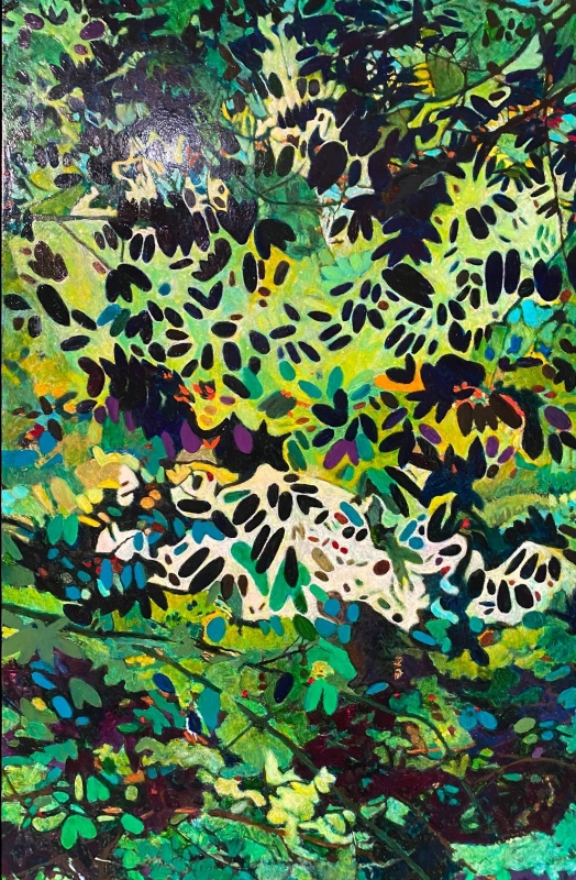 41 - Tiit Raid | Putnam Trees #3 | Acrylic -  26x17 | $2000