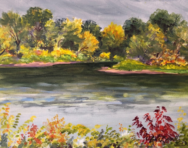 Gale Berndt | Chippewa River | Acrylic - 16x20 | $825