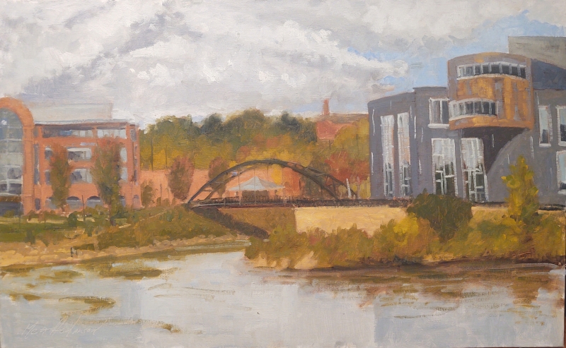 Matt Anderson | Confluence | Oil on linen | 25 1/2x16 | $885