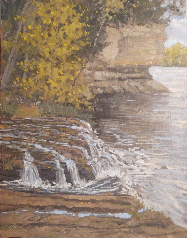 Matt Anderson | Little Niagara Creek | Oil on linen - 14x18 | $565