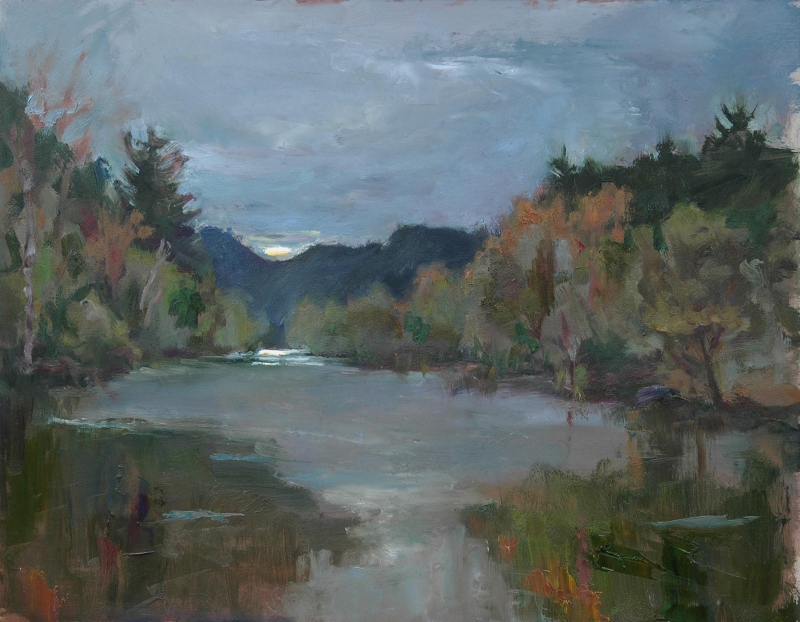 Nathanial Brander | The Onset of Fall | Oil on panel - 11x14 | $495