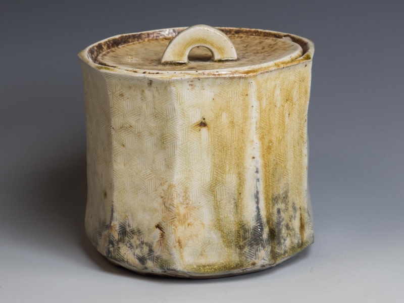 David Caradori - Tea Jar 1 | Woodfired porcelain - 9x6 | $240