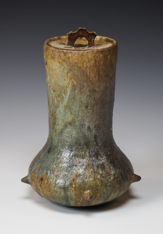 David Caradori - Pointed Jar | Woodfired stoneware - 10x6 | $240