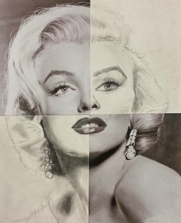 Altoona HS - Emma Swanstrom - Marilyn | Graphite Pencil - 11x14