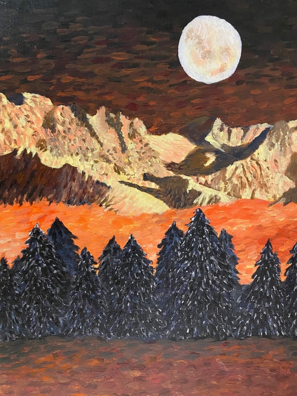 Altoona HS - Madelyn Hoepner - Landscape Painting | Acrylic - 11x14