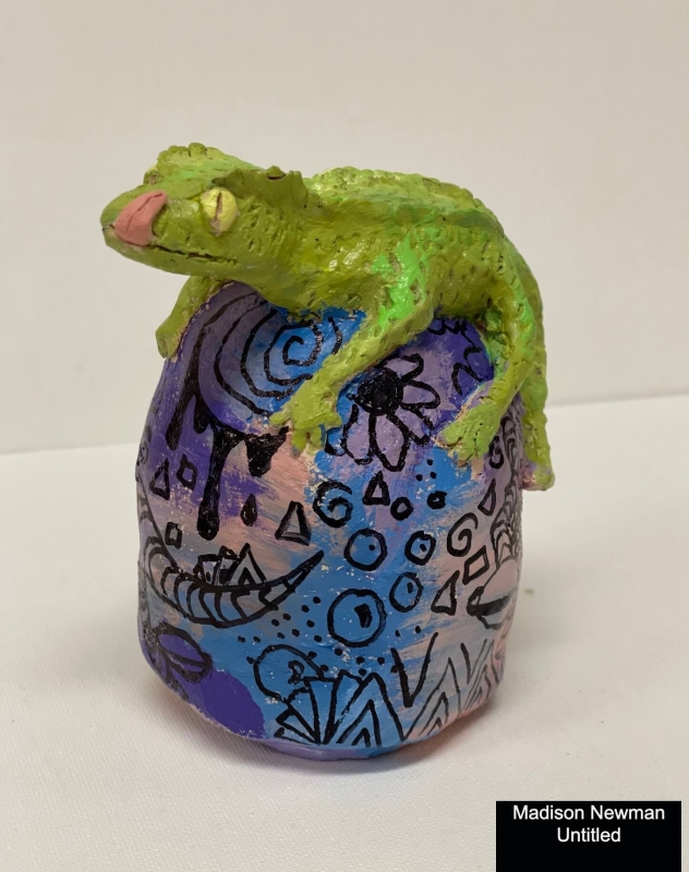 Menomonie HS - Madison Newman - Untitled | Stoneware - 6x4x3