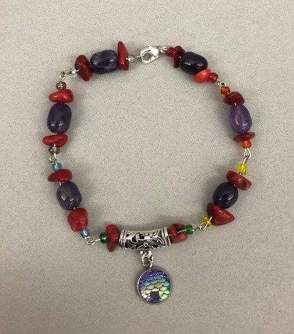 North HS - Bridget Deacon - Untitled | Bracelet Beads and Wire - 4 inches