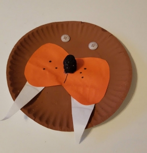 Paper Plate Walrus - Arctic Circle Series