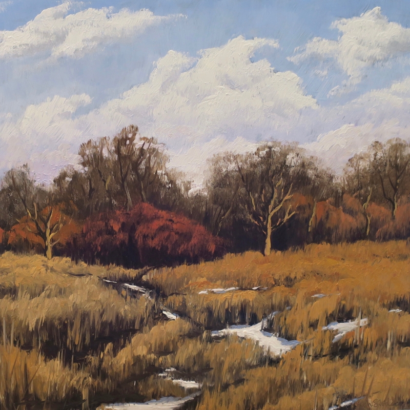 Path to Franklin Savanna by Beth Stoddard - 16 x 16 | $550