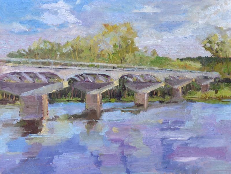 Careyville Bridge by Jean Accola - 12 x 16 | $395