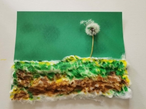 3D Dandelion Painting