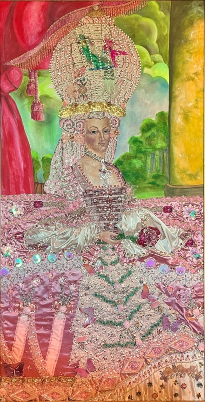 nancy-erickson-dutmer_marie-antoinette-damsel-in-style_fabric-paint-bead-sequin-bauble-embroidery_6-x3-_n-2