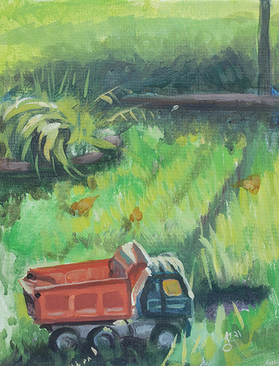 Keep Truckin' by Angela Clark - 11 x 14 | $250