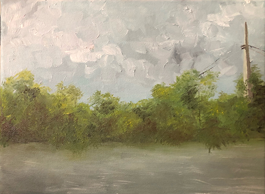 A Spot Of River by Brea Blankenfeld - 9 x 12 | $20