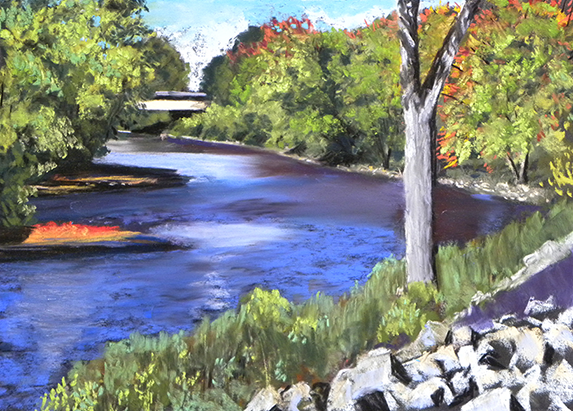 Chippewa River by Kris Gardner  - 9 x 11 | $350