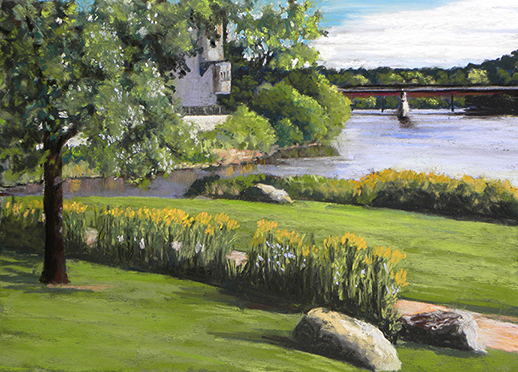 Rivers Confluence by Kris Gardner - 9 x 11 | $350