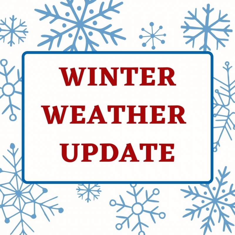 Winter Weather Event Updates