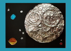 Aluminum Foil Moon Craters