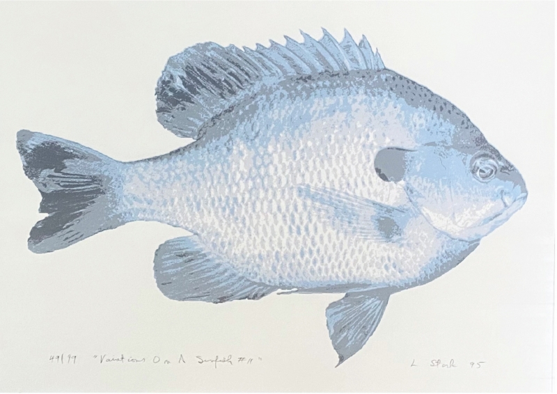 29_larry-stark_variations-on-a-sunfish-11_1995_42x38_imitation-gyotaku_4000